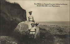 Princes Wilhelm and Louis Ferdinand von Preussen Children c1910 RPPC Postcard picture