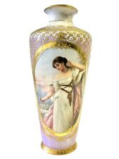 19c Royal Vienna Porcelain Antique Vase Signed Wagner picture