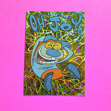 1994 Topps Ren & Stimpy All-Prism, Rubber Band Pattern Oh Joy #39 Mint HiGrade picture