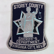 Storey County Sheriff Virginia City Nevada NV Patch G5 picture