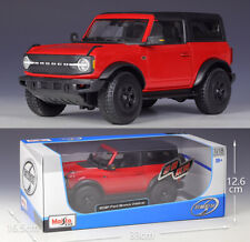 Maisto 1:18 Ford 2021 Bronco Wildtrak Alloy Diecast Vehicle Car MODEL TOY Gift picture