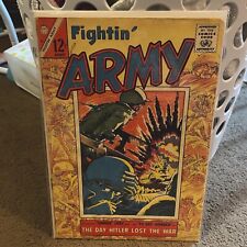 Fightin' Army “The Day Hitler Lost The War”#64 Charlton Comic 1965 Silver VF+ picture