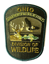 OHIO DEPARTMENT OF NATURAL RESOURCES DIV. OF WILDLIFE PATCH (SPC8) SUBDUED GREEN picture