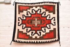 Antique Navajo Rug Native American Indian weaving Textile Ganado 29x26