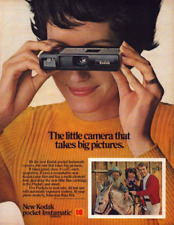 1972 Kodak Pocket Instamatic Little Camera Takes Big Pictures Vintage Print Ad picture
