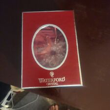 Waterford Crystal Annual SNOW Crystals Xmas Tree Ornament +Enhancer Ireland picture