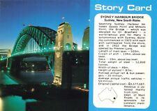 Postcard Australia Sydney Harbour Bridge NSW Story Card Night Highway picture