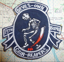 Patch - Devils Own Grim Reaper - USAF 13th BOMB - Variant - Vietnam War - M.614 picture