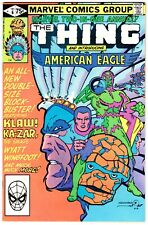 MARVEL TWO-IN-ONE ANNUAL 6    1st AMERICAN EAGLE    KA-ZAR vs KLAW    VF (8.0) picture