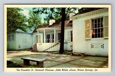Warm Springs GA-Georgia, Franklin D Roosevelt Museum, Vintage Souvenir Postcard picture