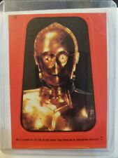 #12 C-3P0 | Red Sticker | 1983 Topps Star Wars Return of the Jedi, Series 1 picture