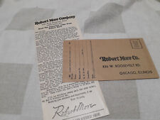 Vintage Robert More Co Order Blank and Envelope picture