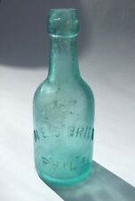 Antique M.E. O'BRIEN Early Beer/Soda Bottle Large B on Reverse picture