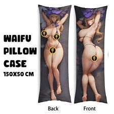 Anime sexy girl body waifu pillowcase double-sided printed plush soft 150x 50 cm picture