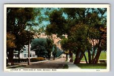 Beverly MA-Massachusetts, Lothrop Street, Antique, Vintage Souvenir Postcard picture
