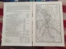 1901 train Route Map CLEVELAND CINCINNATI CHICAGO & ST LOUIS RAILWAY 