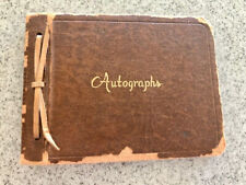 Vintage Autograph Book 1940's picture