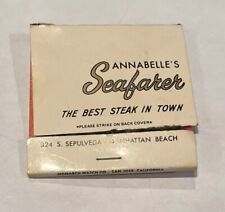 Annabelle's Seafarer Best Steak in Town Manhattan Beach CA Matchbook picture