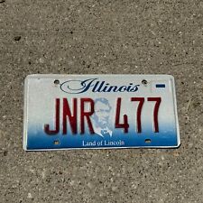 2001 Illinois License Plate Vintage Auto Tag Car Garage Decor Initials JNR 477 picture