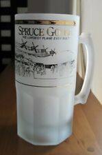 SPRUCE GOOSE Souvenir Glass Beer Stein Mug Howard Hughes Airplane 1st Flight QRT picture