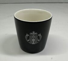 Starbucks Espresso Cup Black 2012 Mermaid Siren Logo 3oz picture