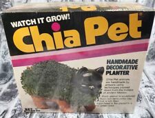 Vintage Chia Pet Handmade Decorative  Planter Kitten Brand New SEALED    picture