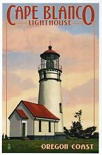 Cape Blanco Lighthouse Oregon Coast, OR Light State Park --- Modern Postcard picture