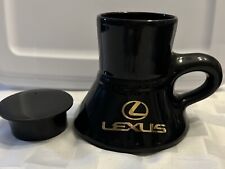 Unique Gold Lexus Coffee Cup Mug Vintage Black & Gold Fat Bottle Mug Mate Cap picture