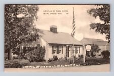 Oxford MA-Massachusetts, Birthplace Of Clara Barton Antique Vintage Postcard picture