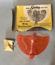 Vintage Santay Lady Luck Figural Art Nouveau Car Bug Deflector with Original Box picture