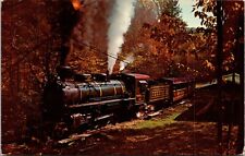Tweetsie Railroad Locomotive 190, Blowing Rock NC, Chrome, Posted 1974 picture
