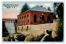 c1920 Pennichuck Water Works & Pumping Station, Nashua New Hampshire NH Postcard picture