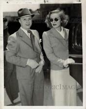 1937 Press Photo Marlene Dietrich and Rudolph Seiber in Pasadena, California picture