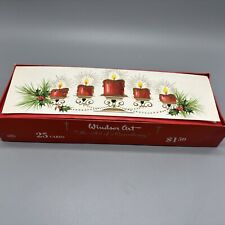 Vintage Christmas Cards NOS Box Of 25 Windsor Art picture