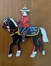 NIAGRA ON THE LAKE Royal Canadian Mountie & Horse Christmas Ornament  ~ Taiwan picture