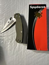 Spyderco: CPM-S30V 3.5” Military  Golden Colorado,Stainless Steel, Folding,Read. picture