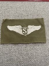 World War II/WW2 US Army Air Force (USAAF) Service Pilot Cloth Wings picture