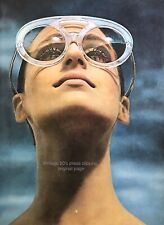 Vtg 1960’s Oliver Goldsmith PRESS CLIPPING Clear Sunglasses  Fashion PHOTO Page picture