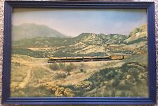 Original vintage print Santa Fe Rail Road Sullivan’s Curve Cajon Pass CA 1950’s picture