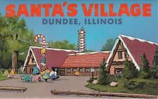 Vintage Postcard Folder - Santa's Village -  Dundee Illinois Roberts Photo Lot picture