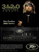Max Cavalera of Soulfly - Peavey Amps - 2008 Print Advertisement picture