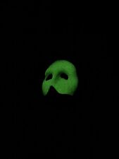 Vintage 1986 Phantom Of The Opera Glow In The Dark Mask Button Pinback Button picture