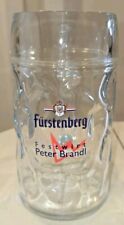 Rare Furstenberg German Beer Large 1l 1L Collectible Glass Stein Mug 8