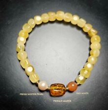 DIY-All Natural Genuine Amber Bracelet - 6 mm (5 g/0.18 oz) - Cute/Gift Idea picture