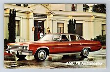 Wolf Lake IN-Indiana, AMC Ambassador Car, Antique, Vintage Postcard picture