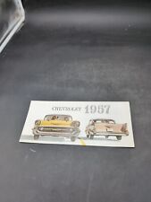 1957 Chevrolet Brochure Belair 210 150, Wagon Excellent Original picture