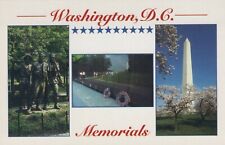 The Nation's Capital Washington D.C. Memorials Chrome Vintage Postcard picture