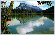 Postcard Mt. Rundle And Vermillion Lakes, Banff National Park, Canada Unposted picture