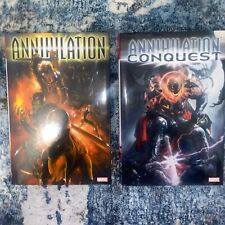 OOP Annihilation And Conquest Omnibus Set DM Hard Cover Marvel picture