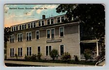 Excelsior Springs Missouri, Sanford House Hotel Adverting c1915 Vintage Postcard picture